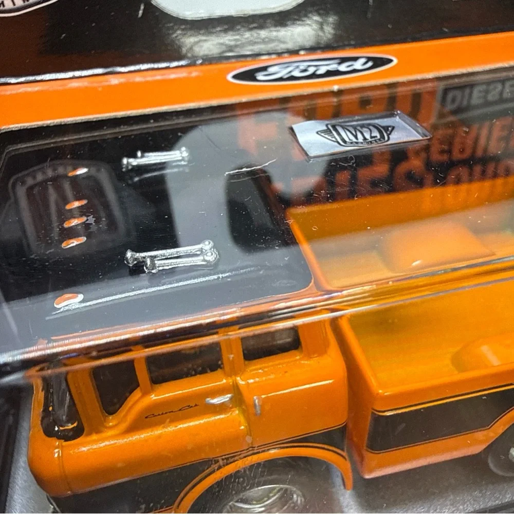 Machine Ford C-Series Diecast Truck - Orange & Black